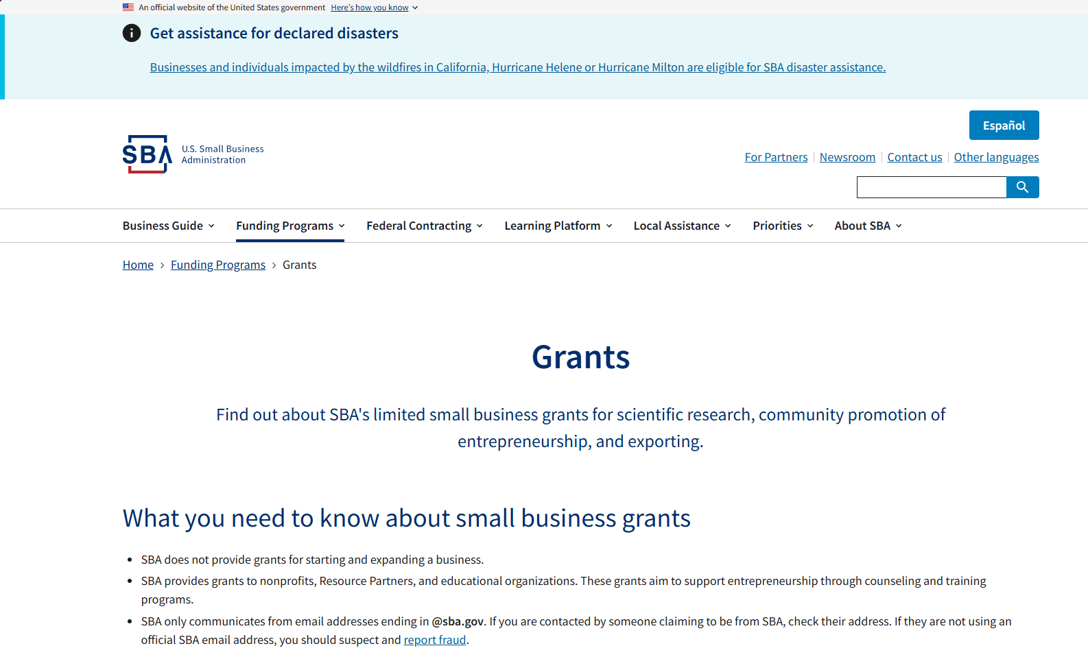 sbagov